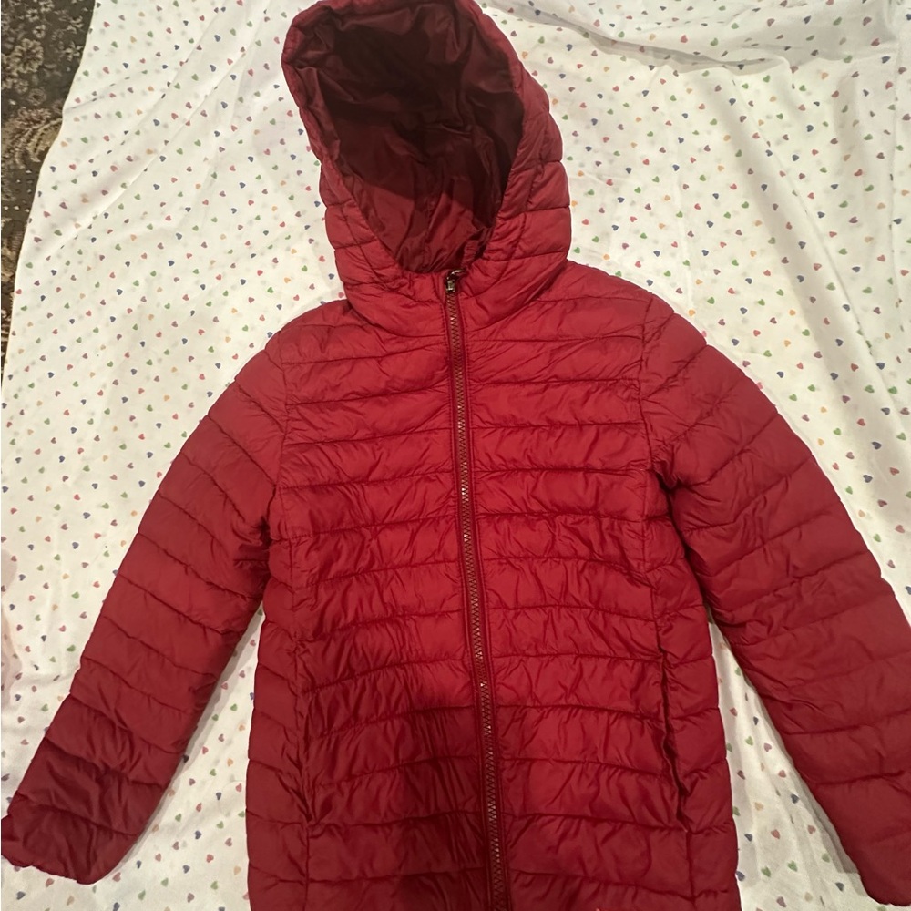 Land’s End FeatherFree™ Insulated Hooded Packable Jacket Red